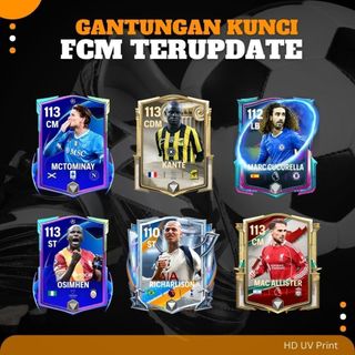 FC MOBILE GANTUNGAN KUNCI AKRILIK TEMA EVENT KARTU PEMAIN SEPAKBOLA FCM TERUPDATE HD QUALITY