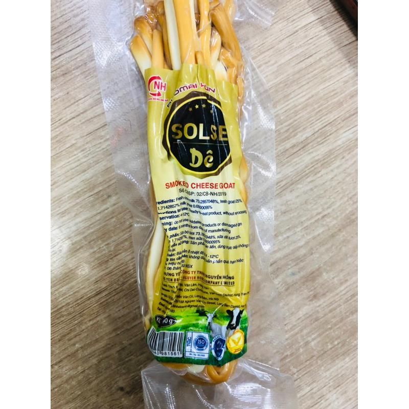 Phô Mai Hun Khói Sợi Dê 100g SOLSE Sản Phẩm Ăn Vặt Chất Lượng