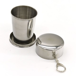 Cốc gấp gọn du lịch inox 304 an toàn sức khỏe Có thể gấp gọn / Xếp gọn،Bỏ túi / Có móc khóa،Du lịch, dã ngoại, cắm trại
