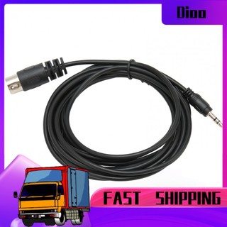 Dioo 7 Pin Din Male To DC 3.5mm Cable Replacement Stereo MIDI DIN 3