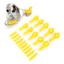 YRBWD 20 Chiếc Đầu Tháo Lốp, Thay Thế Chống Va Đập Chèn Vành Bảo Vệ, Chuyên Nghiệp Bền ABS Đa Năng Gắn Đầu Vịt Adapter Dịch Vụ Lốp