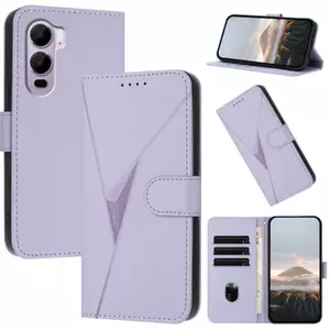 Ốp Lưng Cho itel City 200 Nổi Tam Giác Thiết Kế Thẻ Da Solots Mềm TPU Dây Đeo Tay Chống Rơi Vỏ Điện Thoại