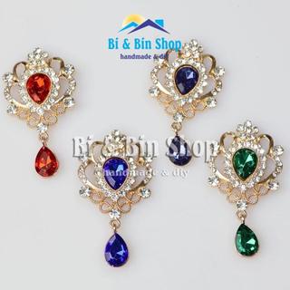 Center Giọt Nước Viền Xoàn Làm Cài Áo, Trang Trí Sash, Trang Trí Vương Miện, Đính Kết Trang Phục Thời Trang - SASH101