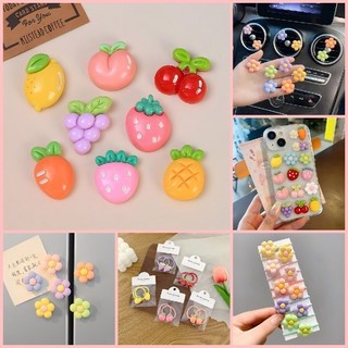 Phụ kiện trang trí DIY mini hình hoa quả, phù hợp ốp lưng, xe máy, hộp bút, túi xách