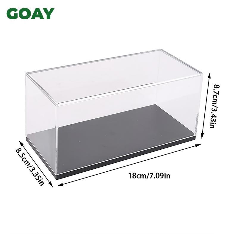 GOAY 1: 32 Xe Ô Tô Mô Hình Hộp Bảo Vệ Trong Suốt Acrylic Bụi Bìa Cứng Bảo Quản Giá Đỡ VN