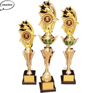 Cúp giải thưởng CLEARLINE, huy chương nhựa mạ vàng, quà lưu niệm, đồ chơi cúp mẫu giáo, tặng trẻ em