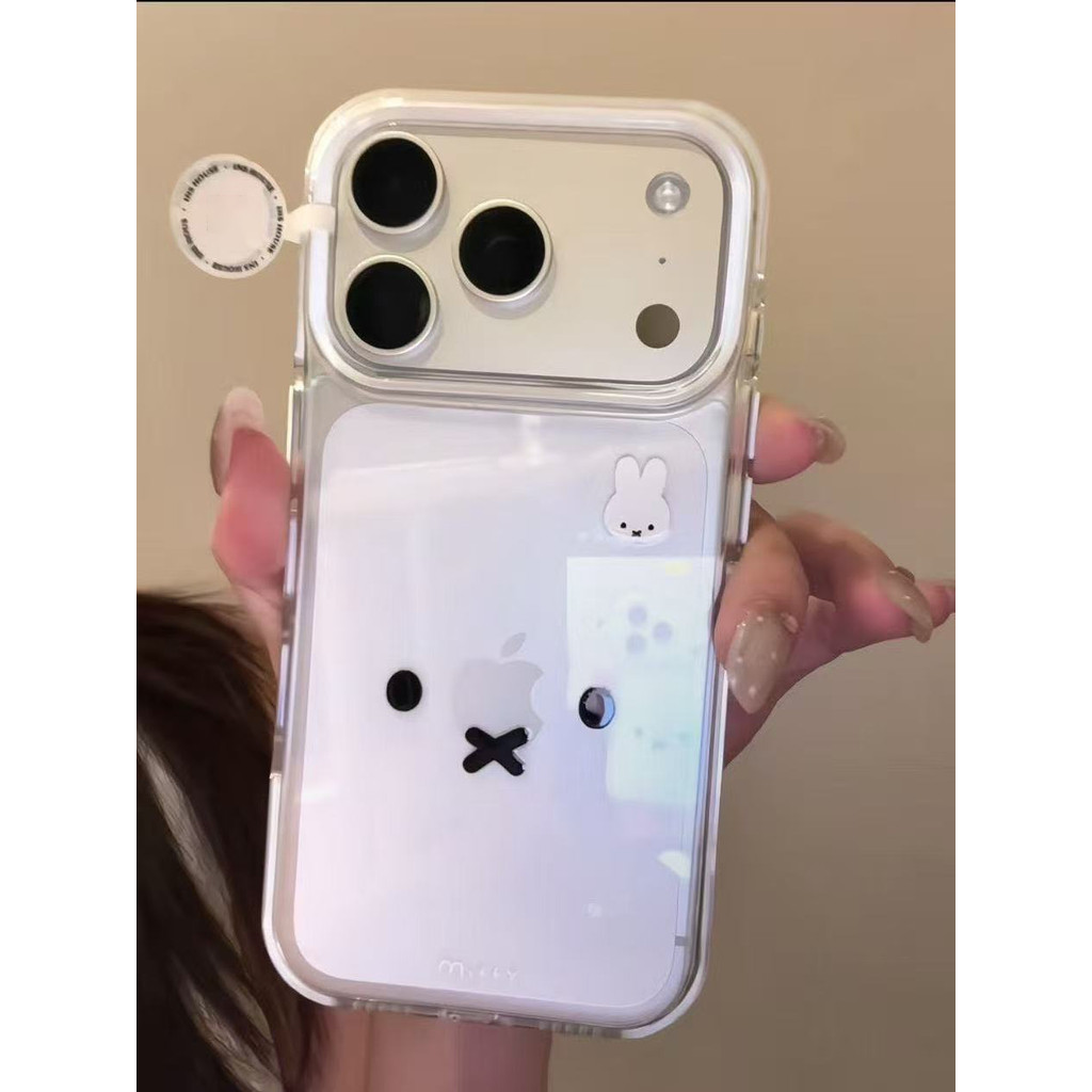 Biểu hiện của thỏ áp dụng cho điện thoại di động iPhone17Promax 1615 trong suốt 1413chống | BigBuy360 - bigbuy360.vn