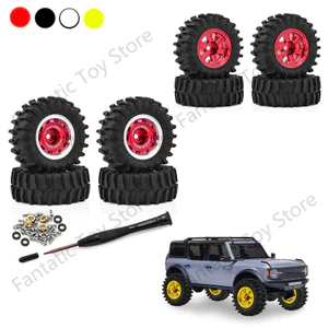 4 2 Kiểu 36 * 14mm 0.7inch Bánh Xe Lốp Cao Su Cho AXIAL 1 / 30 SCX30 Kim Loại Nâng Cấp Bộ Phận RC Xe OP Phụ Kiện