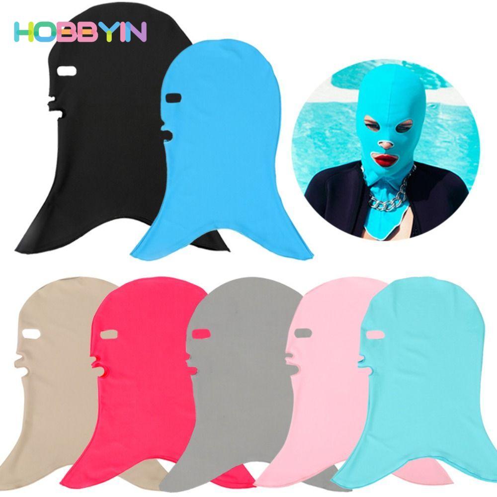 Mũ bơi HOBBYIN Facekini - Chống nước, đàn hồi cao, bảo vệ khỏi ánh nắng mặt trời