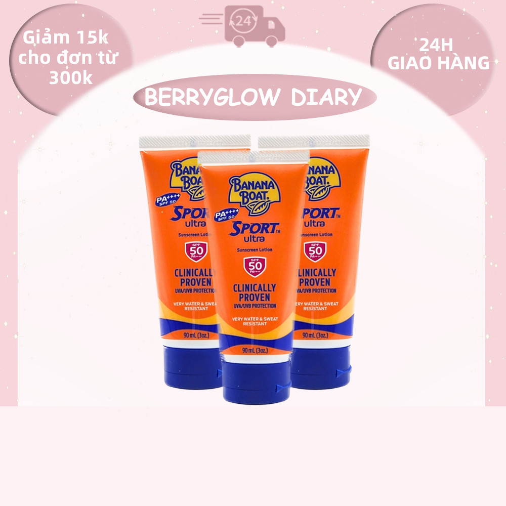 Banana Boat SPF100 90ml – Kem Chống Nắng, Thấm Nhanh, Dễ Sử Dụng