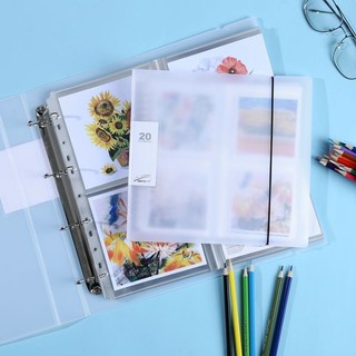 Bộ sưu tập thẻ học sinh vuông 10x10cm/15x15cm, sách thông tin lá rời, lưu trữ thẻ