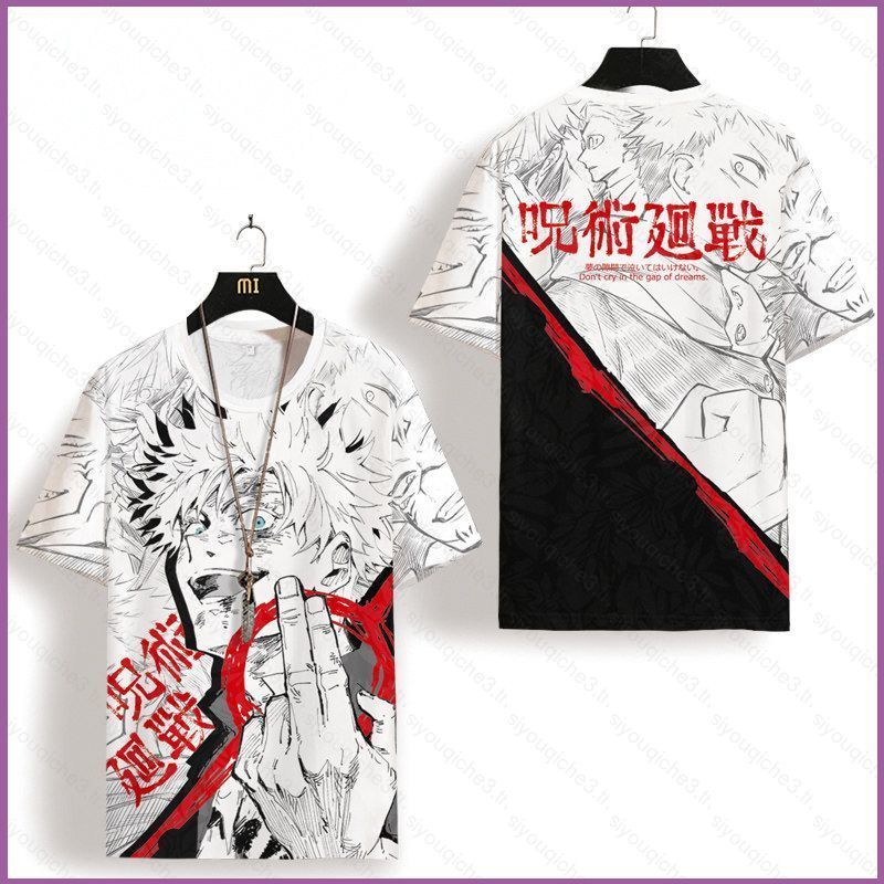 SY3 Jujutsu Kaisen Anime 3D Áo Thun Unisex Cosplay Gojo Satoru Tee Cho Trẻ Em Người Lớn Tay Ngắn Hàng Đầu Đồ Họa Áo Sơ Mi Thường Ngày