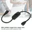apill Dilwe Micro USB Cáp nối dài từ nữ sang nam có công tắc nguồn cho
