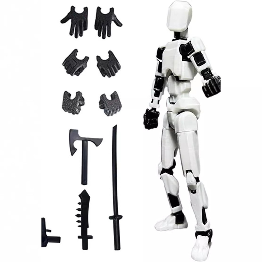Dummy 13 Con Rối Hành Động Đa Năng 3D Người Chơi Ban May Mắn 13 Búp Bê Toàn Thân Hoạt Động Máy Giải Nén 26.4.12