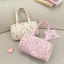 Phong Cách Hàn Quốc Lười Phong Cách Quilted Cotton Hoạt Hình Túi Xi Lanh Nữ Sinh Túi Đeo Vai Dung Tích Lớn Túi Đi Chơi Đi Làm Túi Bảo Quản