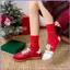 Tất Noel Cho Nữ - Bộ 4 Đôi Chất Liệu Tinh Tế, Thiết Kế Phù Hợp Người Lớn