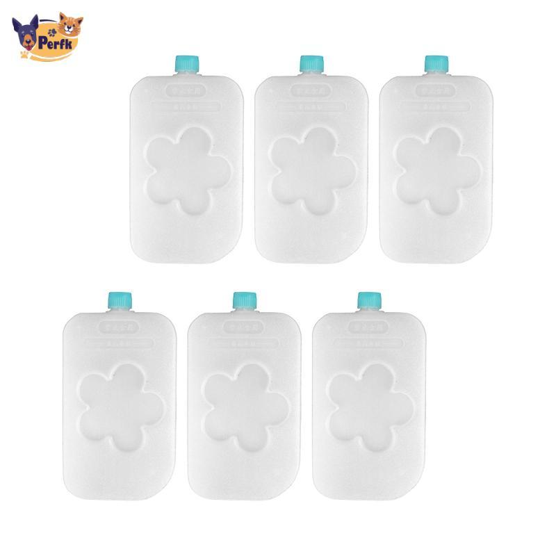 6 Chiếc Đá Gạch gói tiện lợi - Làm mát nhẹ, phù hợp túi đựng lạnh, dùng cho tủ đông, du lịch và câu cá tại nhà
