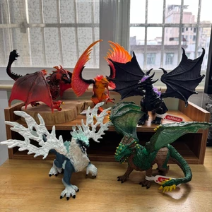 Sile Flying Dragon Model Đồ chơi trẻ em Quà tặng Lava Dragon 70138 Ice Dragon Jungle Dragon Shadow Dragon Flamingo Eagle