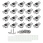 Cinna 20Pack Mini Yên Tĩnh Bánh Đa Năng Đồ Nội Thất Bánh Xe Con Lăn