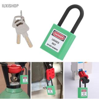 iuxishop An toàn Tagout Khóa cách điện Ổ khóa chùm ngoài trời cho điện khí nén thủy lực (màu xanh lá cây)