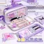 Trường Bắt Đầu 8 Lớp Lật Hộp Đựng Bút Chì Trong Suốt Cô Gái Bướm Series Dung Tích Lớn Giá Trị Cao Hộp Đựng Văn Phòng Phẩm04160416