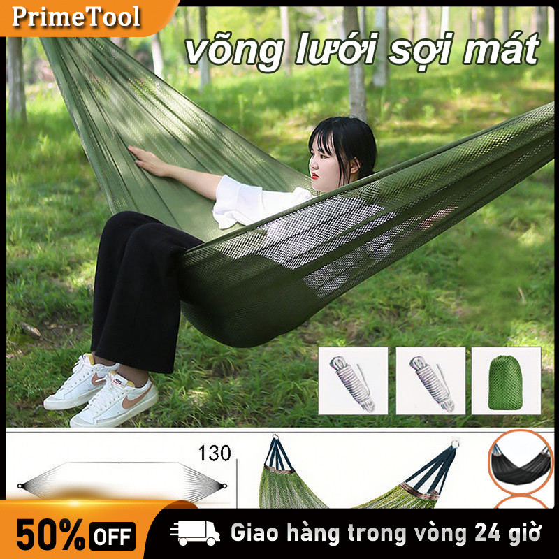 Võng lụa đá xếp cao cấp dùng cho dã ngoại 250kg Chất liệu lưới،Võng Lưới،Nghỉ ngơi ngoài trờiGọn nhẹ, dễ mang theo