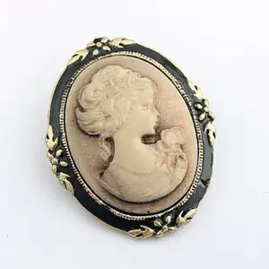 <![CDATA[Trâm cài cổ cưới vintage cameo Mina - Phong cách thanh lịch]]>