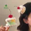 Kẹp Tóc Bánh Anh Đào Dễ Thương Mũ Sinh Nhật Nữ Mũ Kẹp Tóc Chụp Ảnh Bầu Không Khí Cảm Giác Đạo Cụ Phụ Kiện Tóc Quà Tặng [Mới]