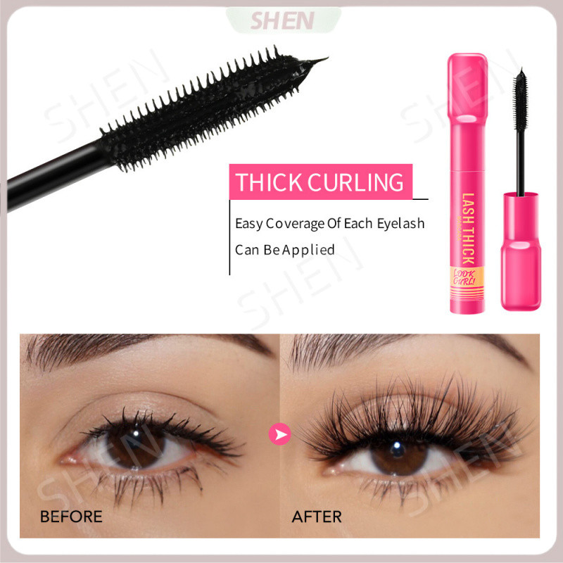 SHEDOES Dài Chải Tạo Kiểu Uốn Chống Thấm Nước Chống Mồ Hôi Mascara Chống lem