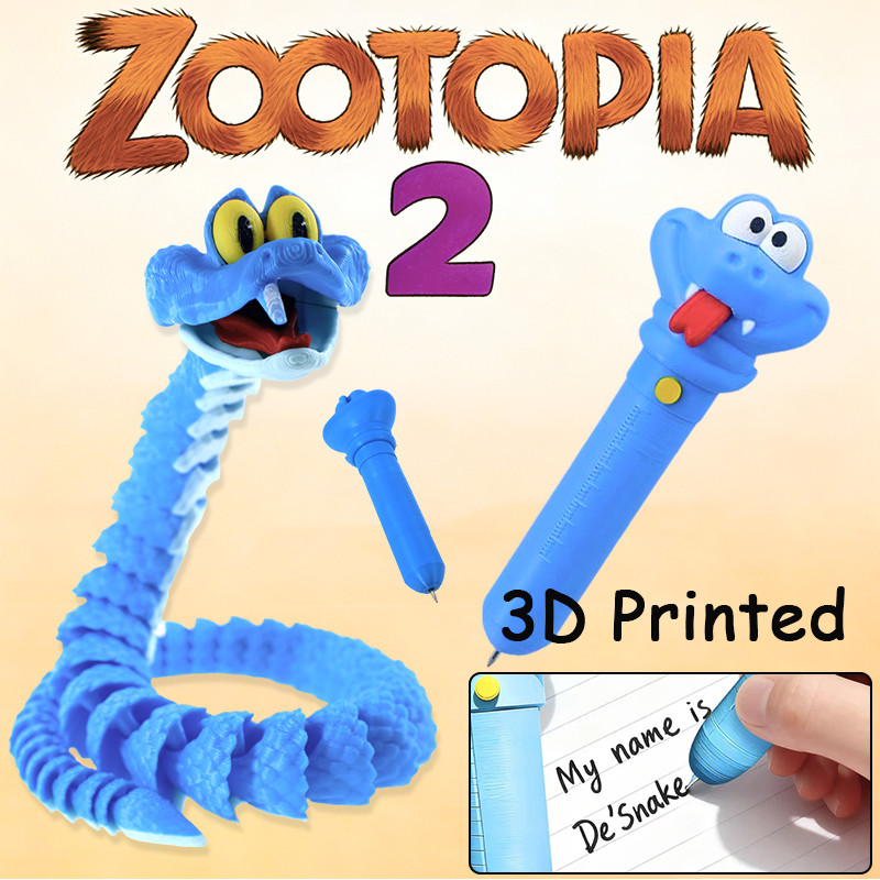 3D Zootopia 2 Gary De 'Snake Nhân Vật Hành Động Đồ Chơi Dễ Thương Gary ...