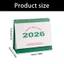VIC 2026 Lịch máy tính để bàn Lịch hàng tháng ràng buộc đất đôi để lập kế hoạch hàng ngày