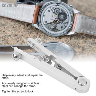 Soyoung Bộ Kìm Thanh Lò Xo Đồng Hồ Walfront Với ​​8 Đầu 6825 Dụng Cụ Sửa Chữa Điều Chỉnh Nhíp Dây Đeo Đồng Hồ Dây Tháo Dây Đeo (Đen)