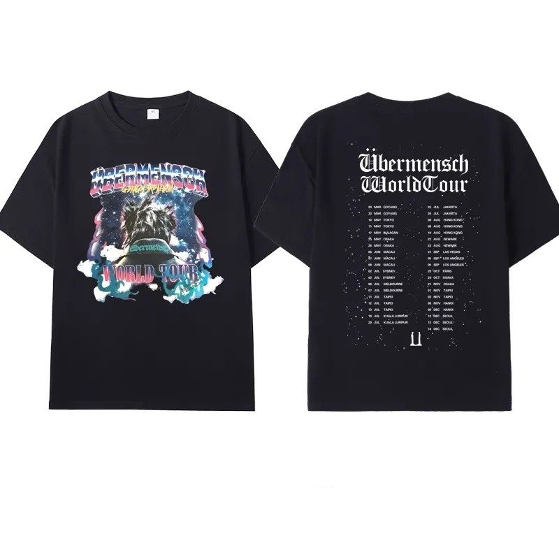 Áo Thun Mềm Mại Bigbang - Tour Ubermensch Của G-Dragon, Phù Hợp Mặc Mùa Hè