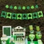 Treeling Shamrock Cờ Lanh Patrick Trang Trí Ngày Cỏ Ba Lá Họa Tiết Cờ Vòng Hoa