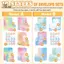 PlumHOUSE Màu Nước Văn Phòng Phẩm Giấy Và Phong Bì Bộ 30 Chiếc Giấy Văn Phòng Phẩm Viết Nhiều Màu Sắc Với 15 Chiếc Phong Bì Phong Cách Màu Nước Đẹp Văn Phòng Phẩm Thiết Kế In Hình Cho Tình Yêu L