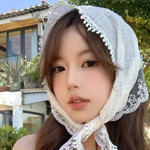 Hướng Dẫn Sử Dụng: Khăn Lụa Turban Phong Cách Gothic với Họa Tiết Hoa và Tam Giắc - Phụ Kiện Thời Trang Cho Nữ