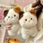 Đồ chơi nhồi bông YOLOGO, Quà tặng sinh nhật Calico Cat Đồ chơi nhồi bông, Búp bê nhồi bông mềm mại làm dịu giấc ngủ sang trọng Trang trí nội thất