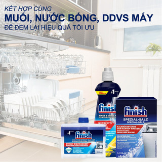 Viên rửa chén bát Finish Power All in 1 túi 24 viên 10 tính năng nhập khẩu Châu Âu chính hãng