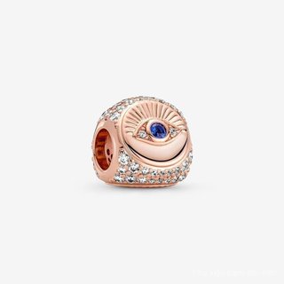 Hạt mặt dây chuyền mắt tròn sáng bóng S925 - Phù hợp cho đồ handmade thời trang