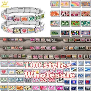 Vòng tay nữ thép không gỉ với thiết kế bướm mèo ngôi sao, phù hợp DIY làm đồ trang sức hoặc quà tặng