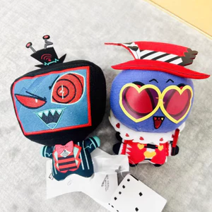 Vox Alastor Hotel 10cm Husk Keychain Doll Valentino Plush Pendants