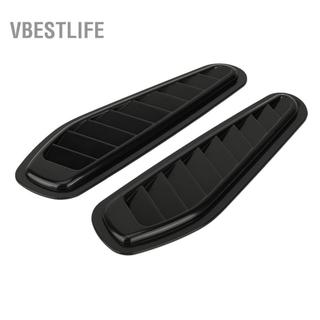 VBESTLIFE 2 chiếc Ô Tô Hút Gió Trang Trí Muỗng Nắp Ca-pô Thông Hơi Hood Bao Đa Năng