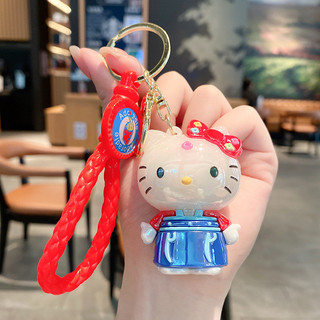 Sáng Tạo Mạ Điện Móc Khóa Mặt Dây Chuyền Kid Hello Kitty Hoạt Hình Nhỏ Tặng Sách Ô Tô Mặt Dây Chuyền Nhỏ 26.1.7
