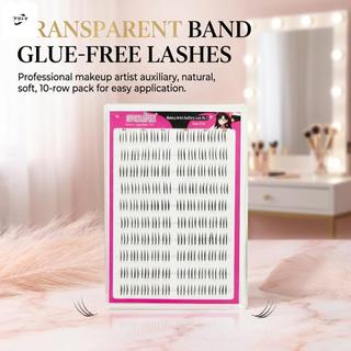 Lông mi giả tự nhiên Trong suốt Thân mỏng Nhẹ C Curl 9-13mm Chiều dài hỗn hợp dành cho nghệ sĩ trang điểm Mặc hàng ngày