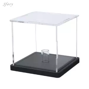 Jfory Hộp trưng bày bóng chày Acrylic ổn định Hộp đựng trong suốt dành cho phụ kiện thể thao và bộ sưu tập trang trí nội thất