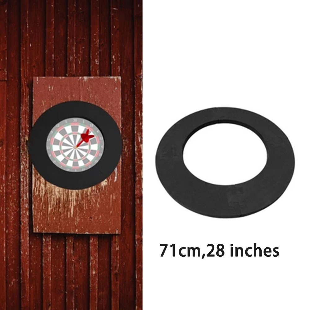 Bảng phi tiêu EVA Dartboard vòm jigsaw có thể tháo rời màu đen, nhẹ và dày để bảo vệ tường.