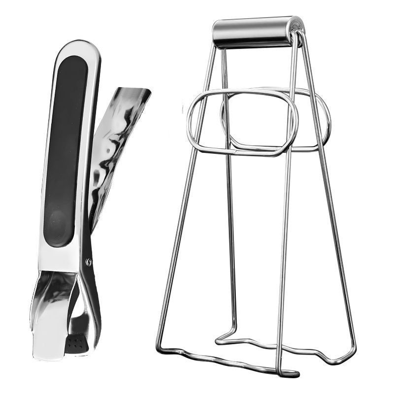 Dụng cụ gắp thức ăn nóng bằng inox 304 Dụng cụ kẹp gắp đồ nóng،Lấy đồ nóng (hấp, nướng, lò vi sóng)