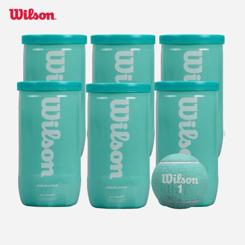 Wilson Aqualuna Tball 2 Ball Can Set 12 Bóng Tennis (6 Lon) WR8216801001