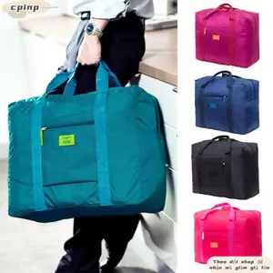Túi đựng hành lý du lịch CPINCP, Túi xách tập thể dục sức chứa lớn gấp, Túi đựng quần áo cầm tay bằng Nylon nhẹ cầm tay cầm tay