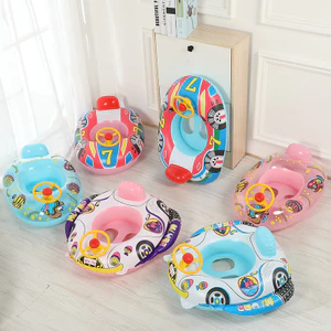 Dày Trẻ Em Vô Lăng Ô Tô Bơi Thuyền Nước Cho Bé Bơi Vòng Bơm Hơi pvc Bơm Hơi Vòng Bơi 4.7